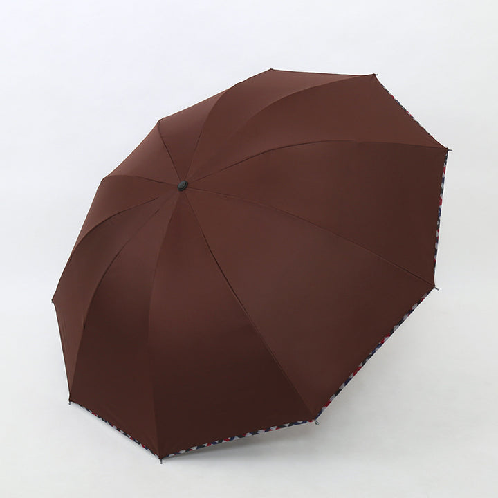 Ladies' umbrella with durable wind protection system Bowlift
