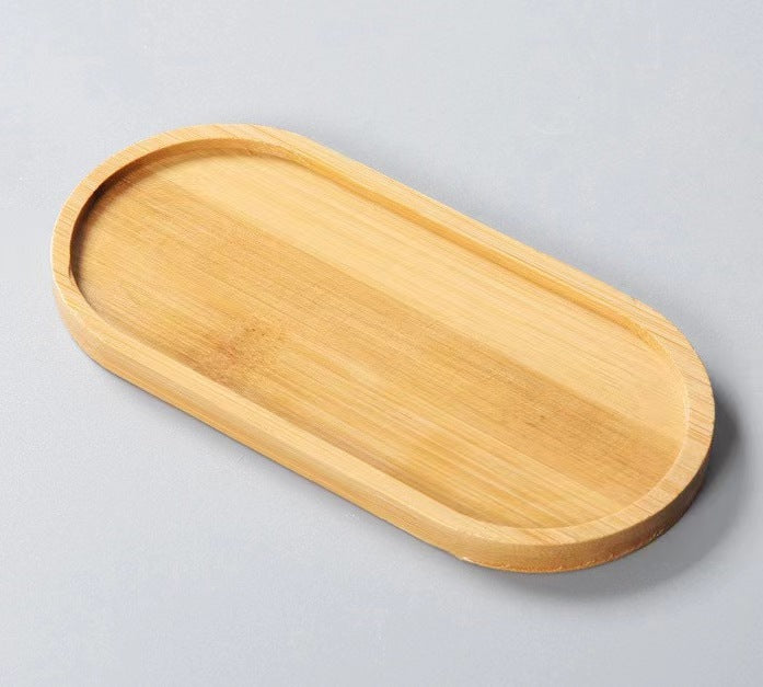 Ceramic Liquid Soap Pump Dispenser with Bamboo Collar and Matte Finish Bowlift