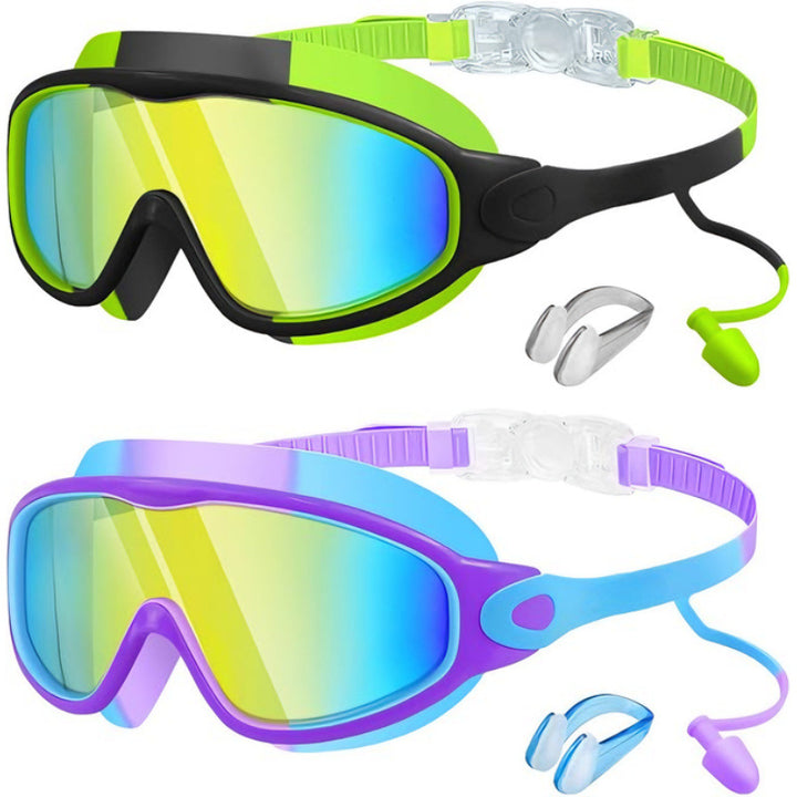 Water sports diving mask with anti-fog coating and comfort silicone frame Bowlift