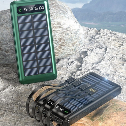 Solar Powerbank with Multifunctional Charging Options Bowlift