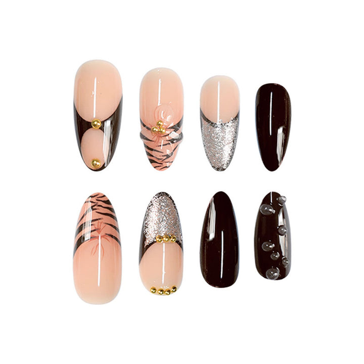 Elegant Acrylic Nail Art Bowlift