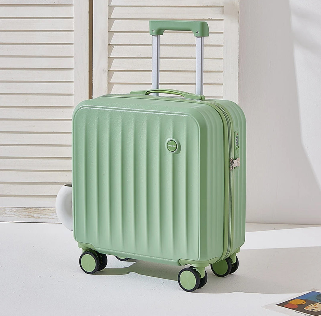 Modern Lightweight Hard-Shell Carry-On Suitcase Bowlift