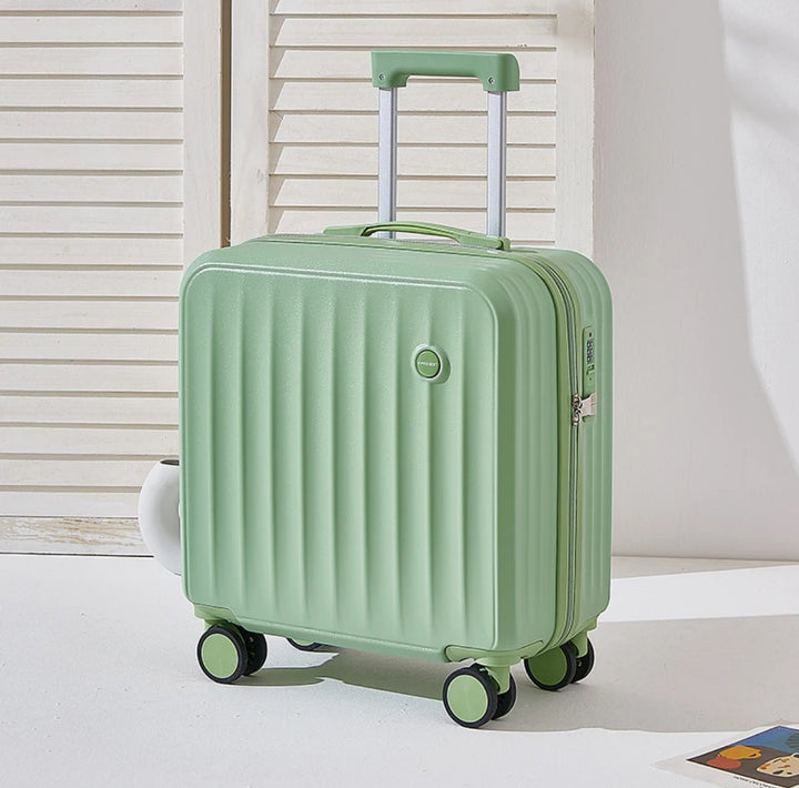 Modern Lightweight Hard-Shell Carry-On Suitcase Bowlift