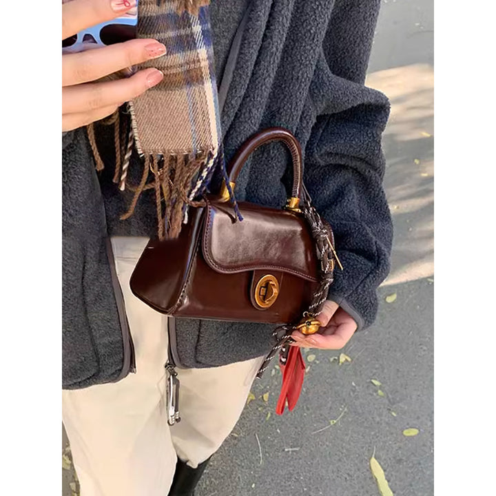 Elegant Structured Satchel Bowlift
