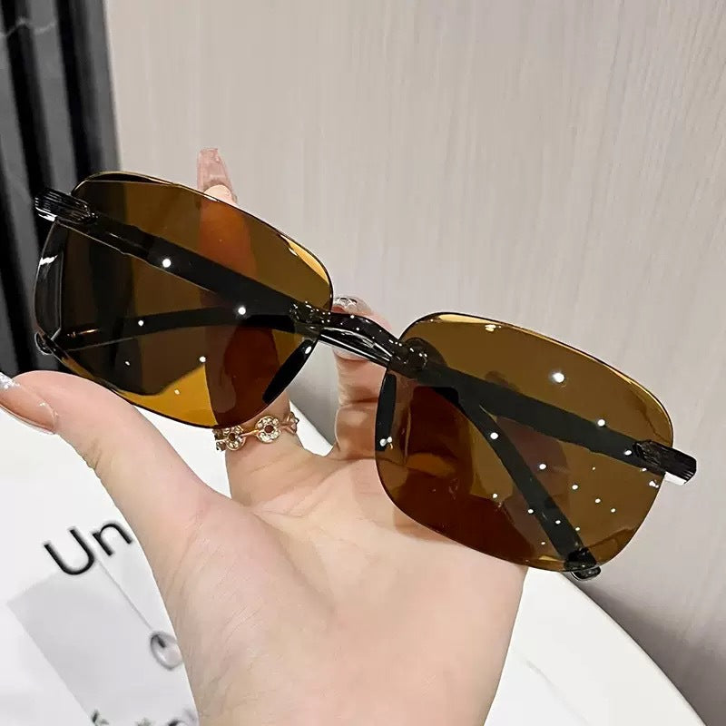 Modern Oversized Rectangle Sunglasses Bowlift