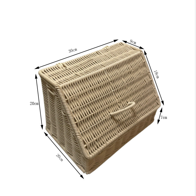 Handcrafted Decorative Woven Storage Chest Bowlift