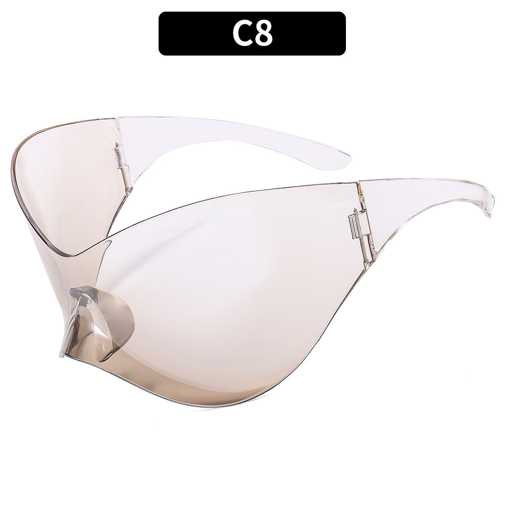 Futuristic High-Performance Shield Sunglasses