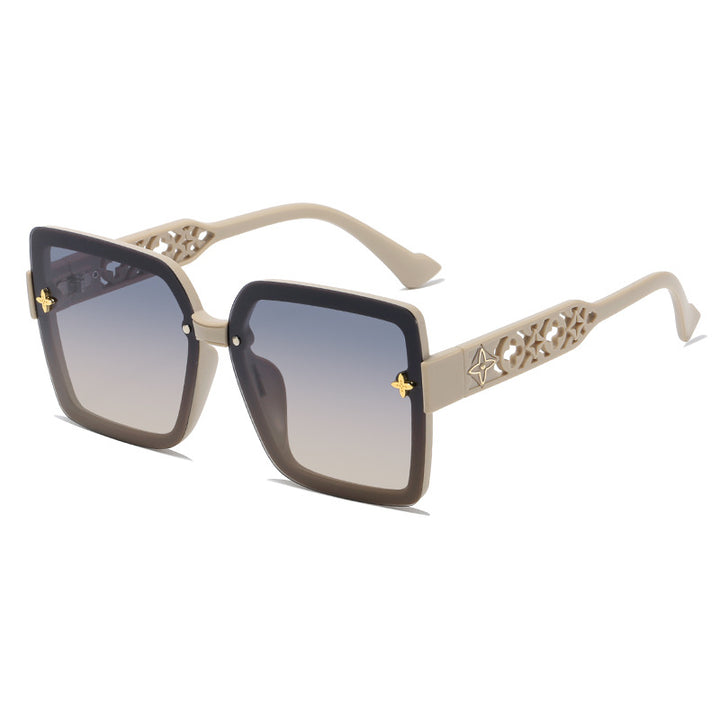 Women's designer sunglasses with intricate frame and UV protection Bowlift