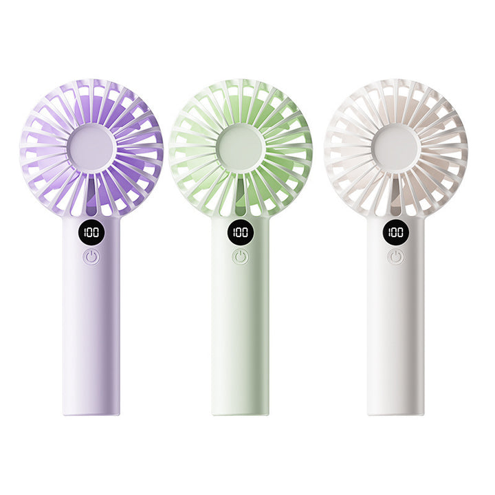 Ladies portable high-speed handheld fan with digital control Bowlift