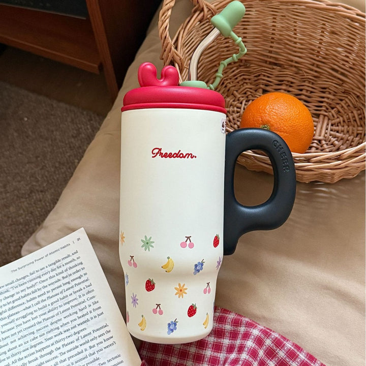 Women's drinking container with cheerful cat design Bowlift
