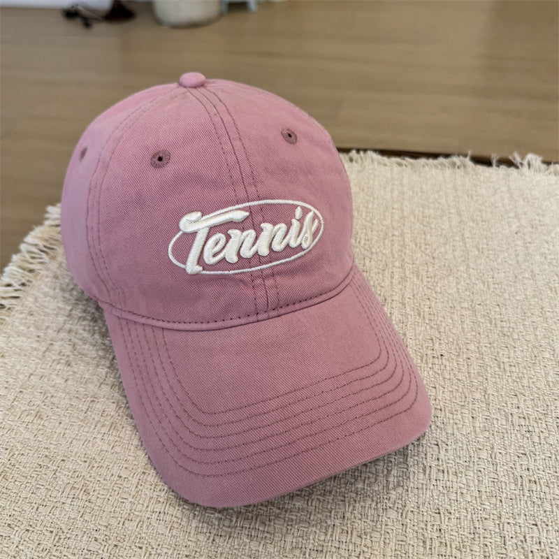 Men's Sports Cap with Tennis Graphic Bowlift