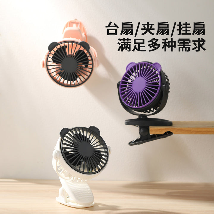 Clip-On Versatile Desk Fan Bowlift