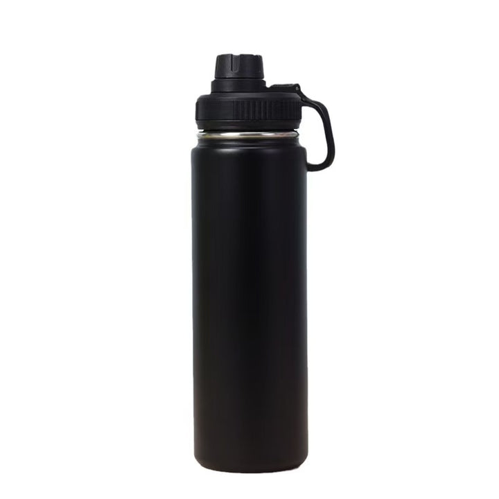 Insulated Vacuum Stainless Steel Water Bottle with Flip Straw and Carry Handle Bowlift