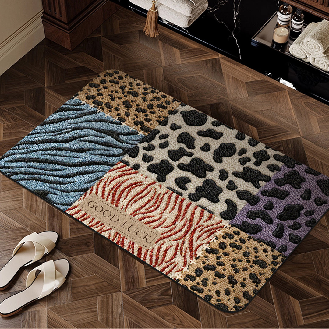 Decorative Multicolor Bath Mat