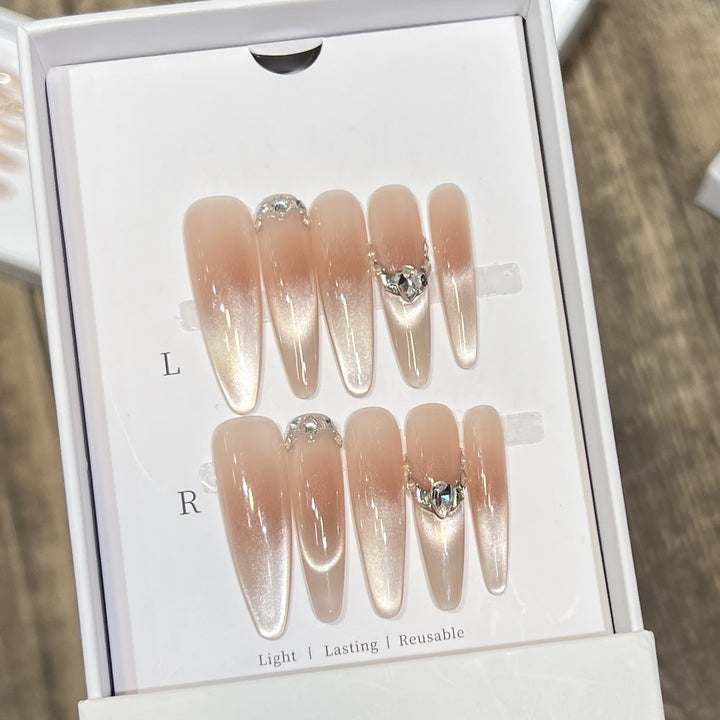 Reusable Press-On Nail Art Set Bowlift