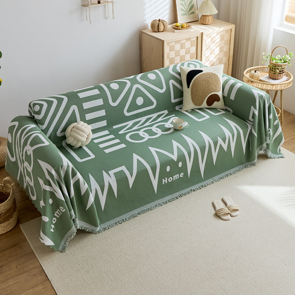 Abstract Pattern Decorative Throw Blanket