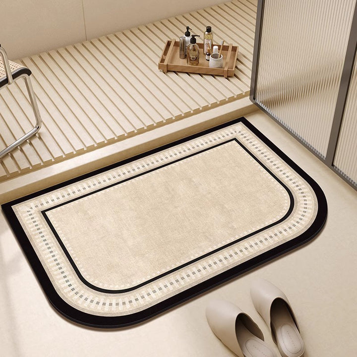 Soft Textured Cloud-Shaped Bath Mat Bowlift