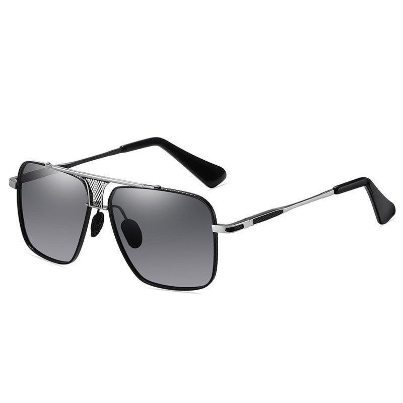 Women's Square Sunglasses with Stylish Metal Frame and High-Quality UV Protection Bowlift