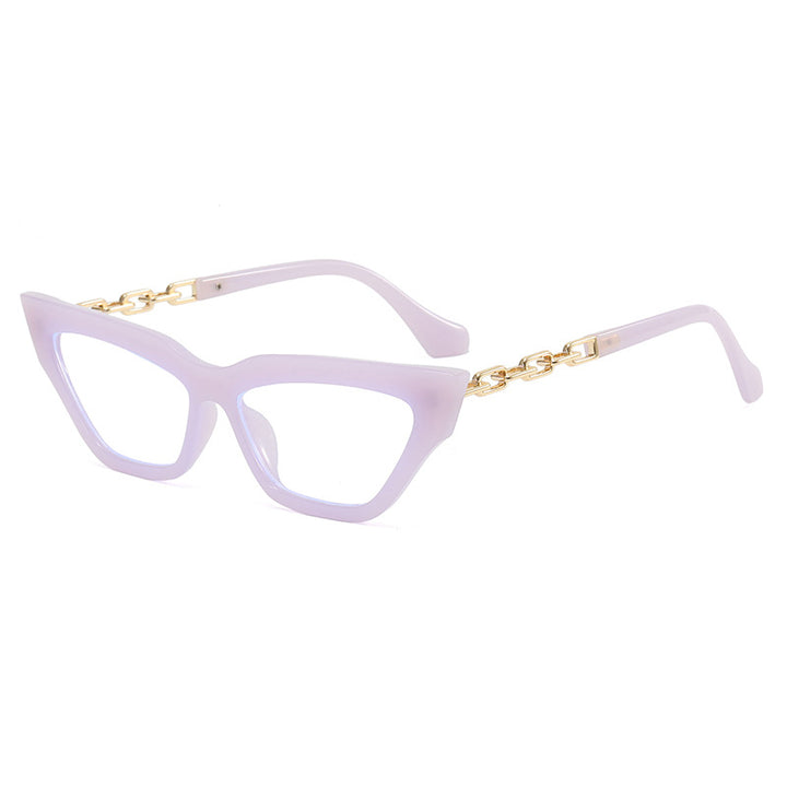 Women Trendy Sunglasses with Exclusive Chain Details Bowlift
