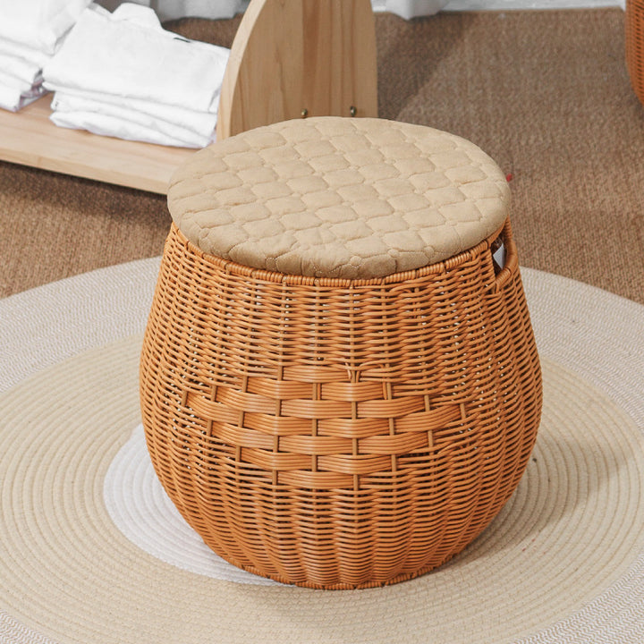 Woven Storage Ottoman Bowlift