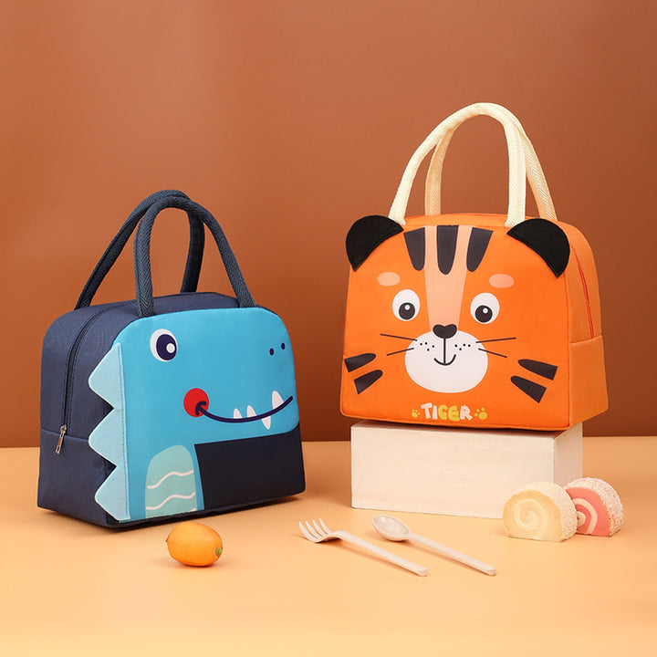 Cute Penguin-Themed Insulated Lunch Bag