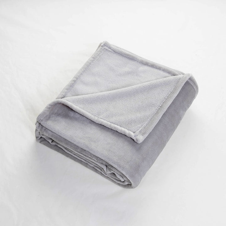 Ladies Cozy Plush Blanket with Reversible Design Bowlift