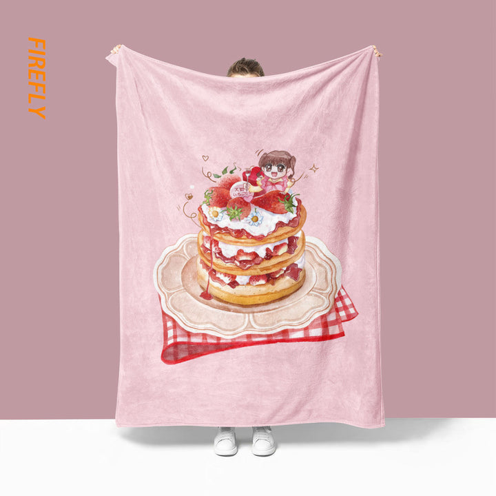 Plush Anime Character Blanket