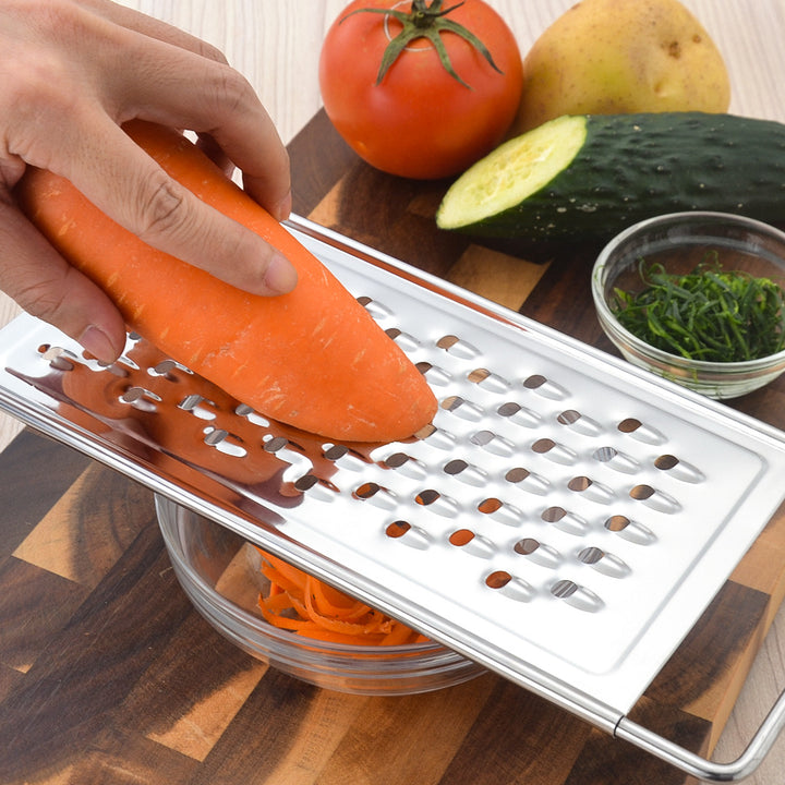 Stainless Steel Kitchen Grater with Ergonomic Handle Bowlift