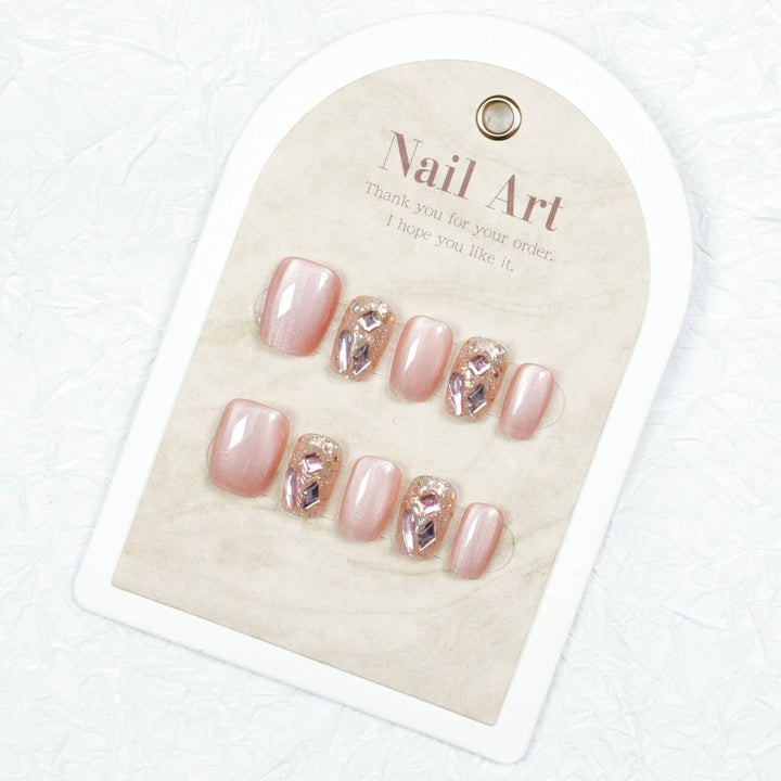 Floral Design Press-On Nails Bowlift