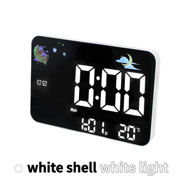 Digital alarm clock with projection and temperature display Bowlift