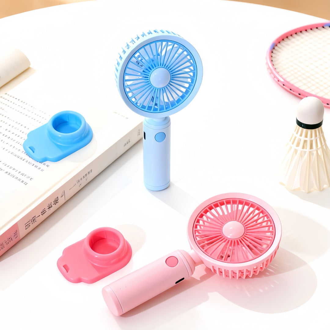 Ladies Portable Handheld Fan Bowlift