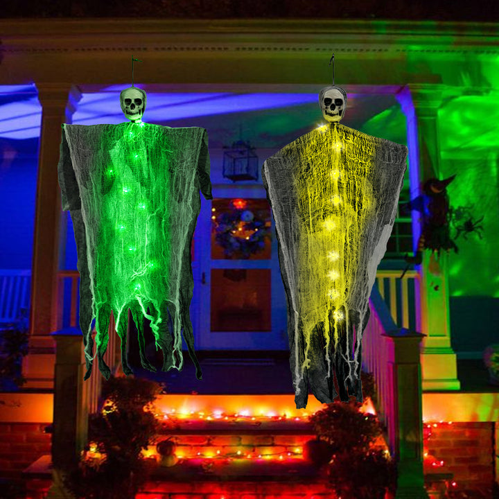 Hanging Skeleton Ghost Decoration Bowlift