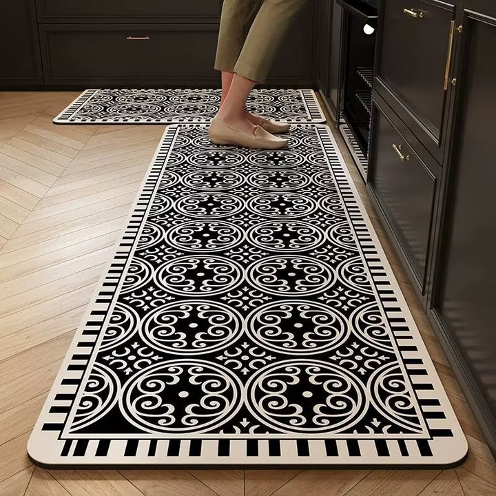 Floral Anti-Fatigue Kitchen Mat