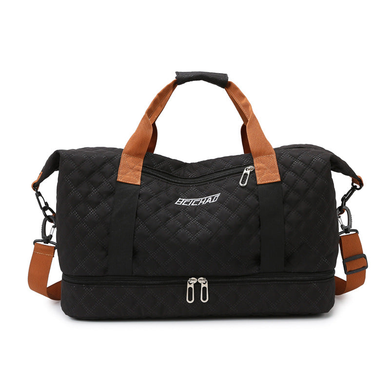 Quilted Travel Duffle Bag