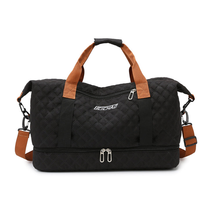 Quilted Travel Duffle Bag