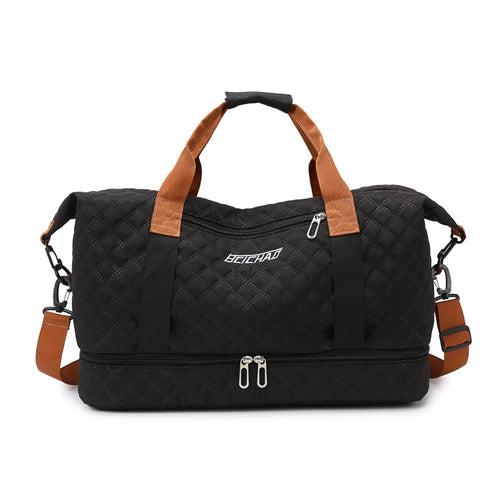 Quilted Travel Duffle Bag