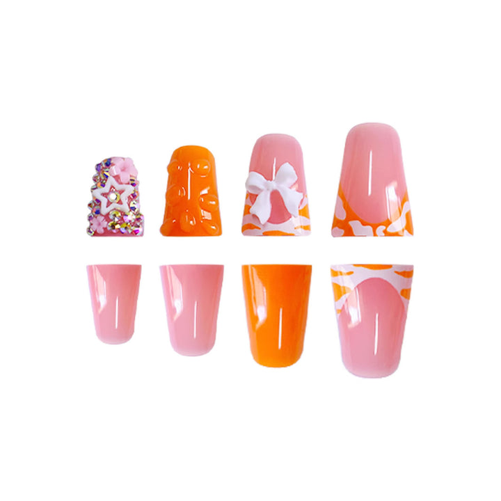 Creative Themed Press-On Nails Bowlift