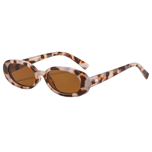 Stylish Oval Frame Sunglasses Bowlift