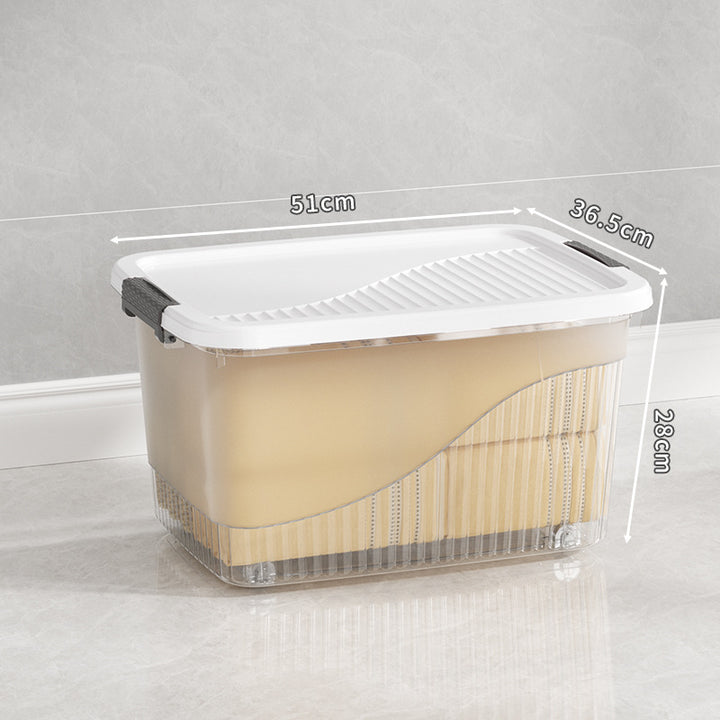 Multi-Functional Storage Box with Durable Lid Bowlift