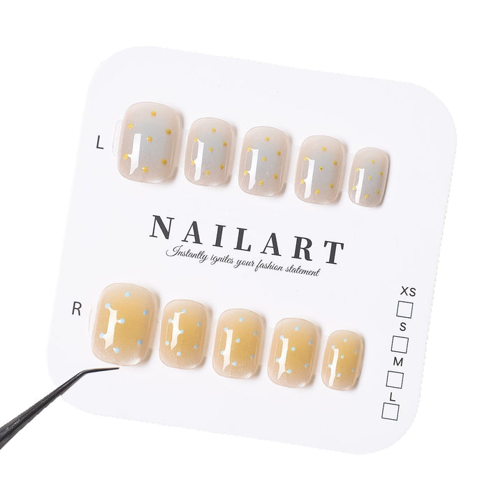 Artistic Fruit-Themed Press-On Nail Set Bowlift