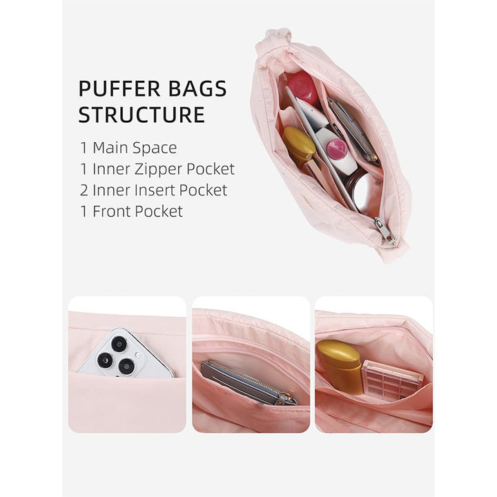 Multifunctional and Padded Shoulder Bag Bowlift