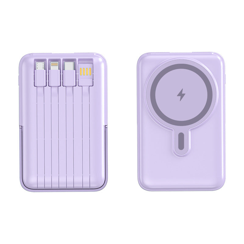 Portable power bank with Magsafe technology by Bowlift