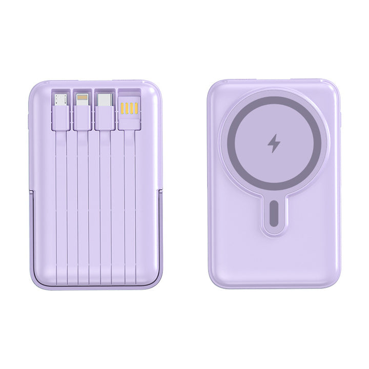 Portable power bank with Magsafe technology by Bowlift