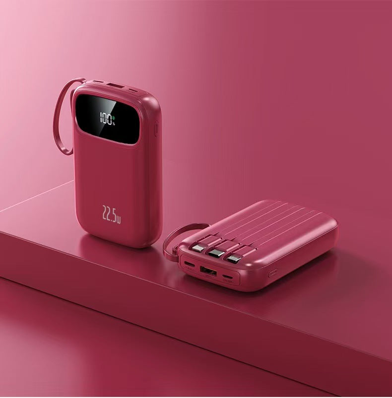 Portable power bank with integrated charging ports Bowlift
