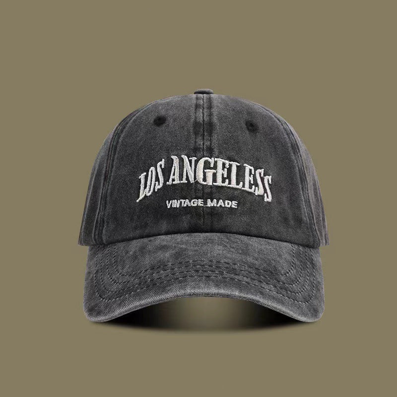 Men's Vintage-Inspired Distressed Baseball Cap Bowlift