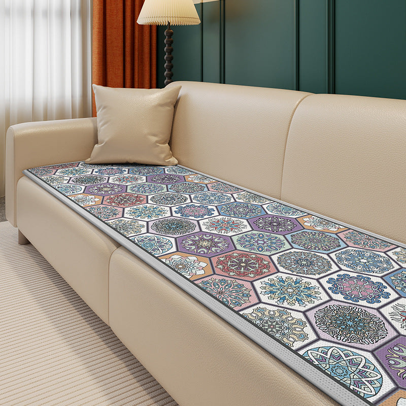 Stylish Textured Sofa Protector Mat Bowlift