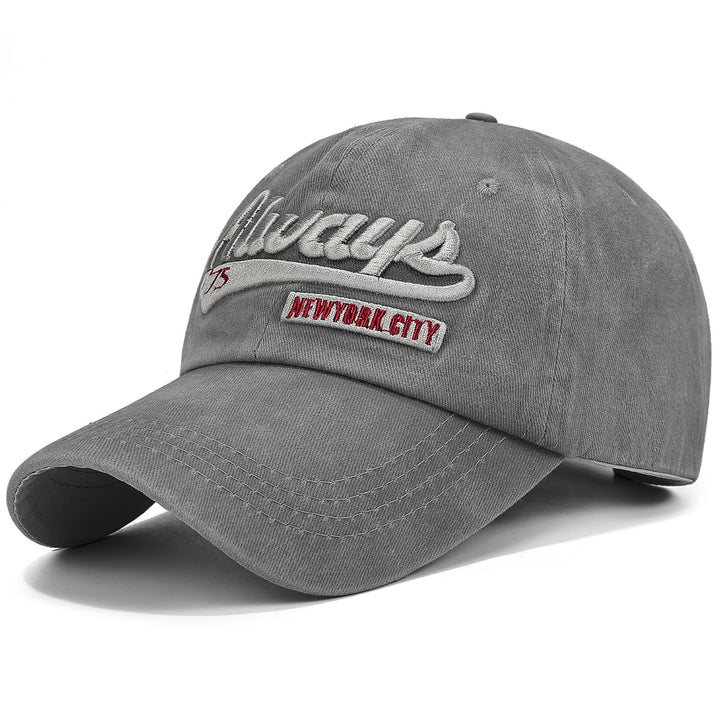 Women's Embroidered Cotton Baseball Cap Bowlift