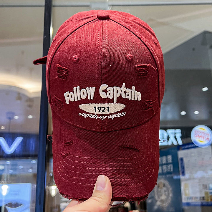 Men's Casual Distressed Baseball Cap Bowlift