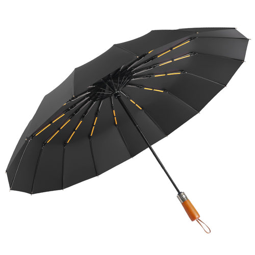 Women Folding Umbrella with Double Wind Protection System Bowlift