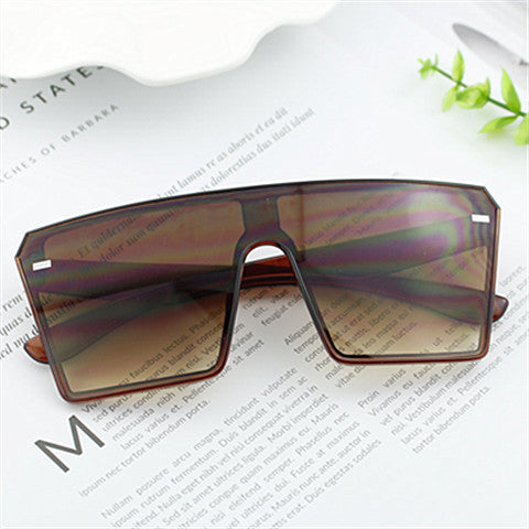 Women Oversized Shield Sunglasses Bowlift